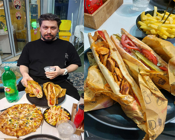 پیتزا، ساندویچ و کافی شاپ